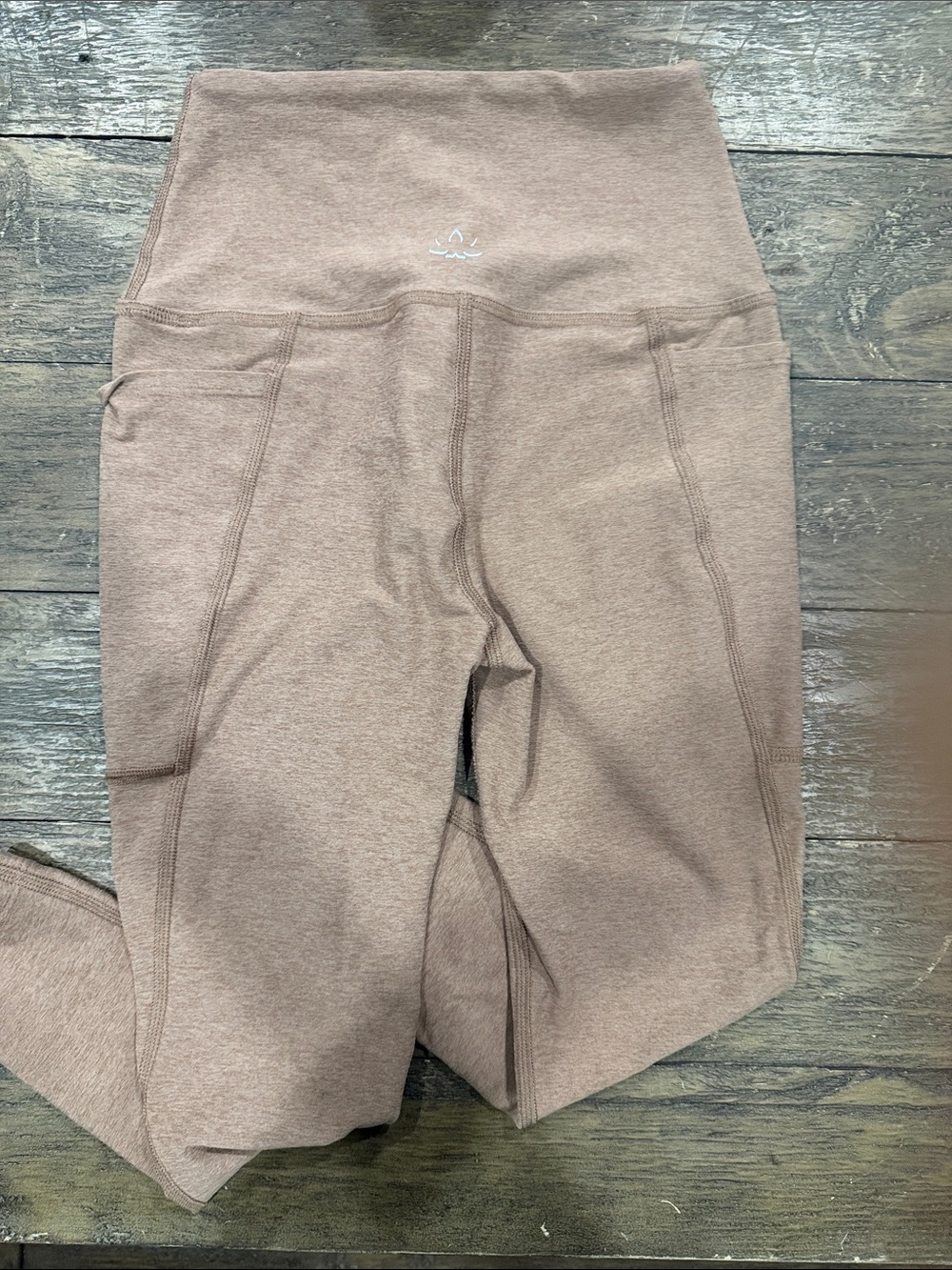 Beyond yoga Seamless High-Rise Leggings & Cropped Tank Set - Dusty Rose - Picture 5 of 5